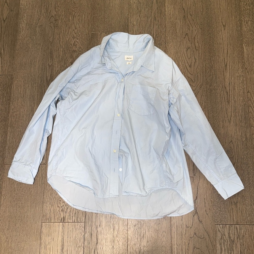 Aritzia- oversized button up.